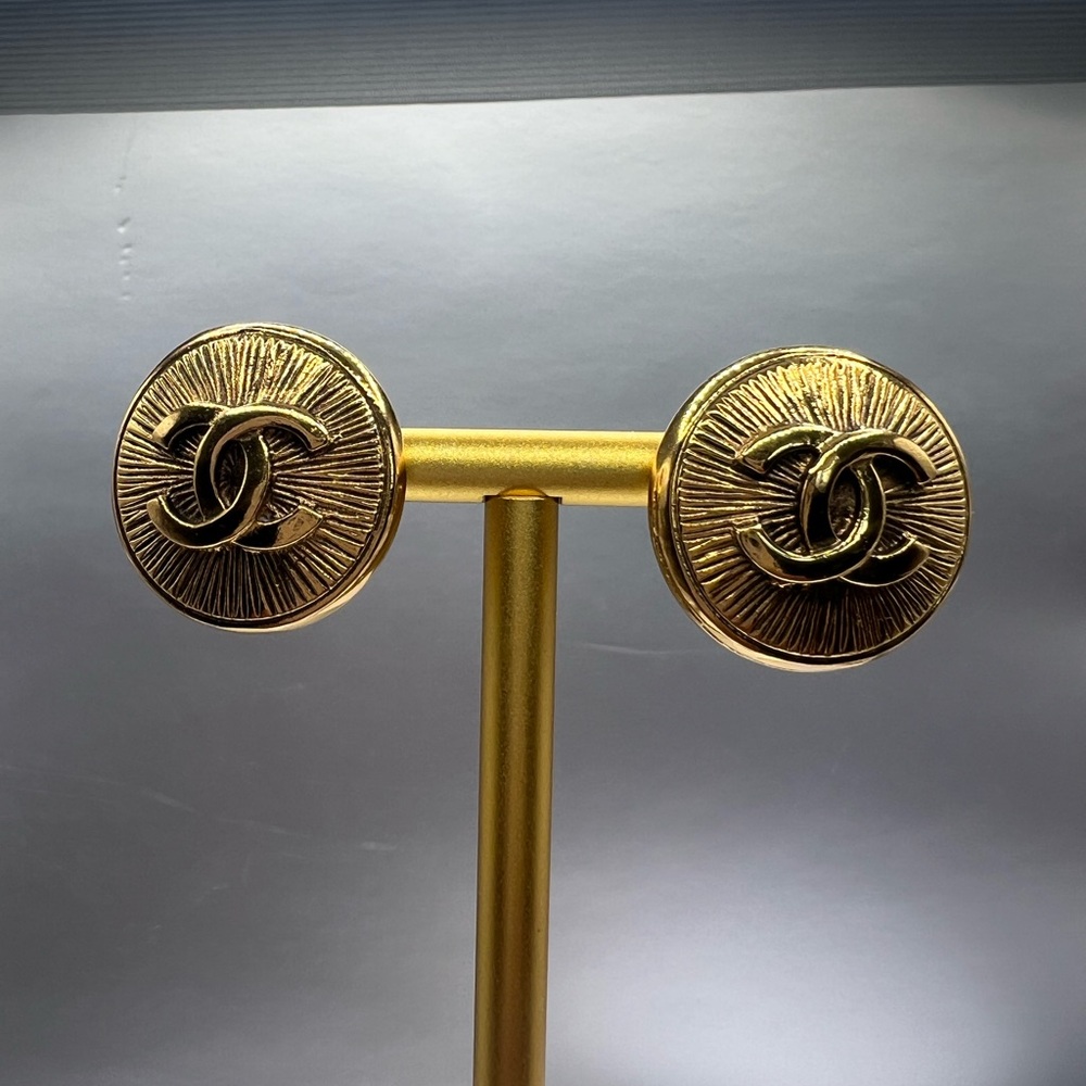 Chanel Sunburst Earrings
